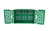 翻蓋折疊6430塑料周轉(zhuǎn)筐